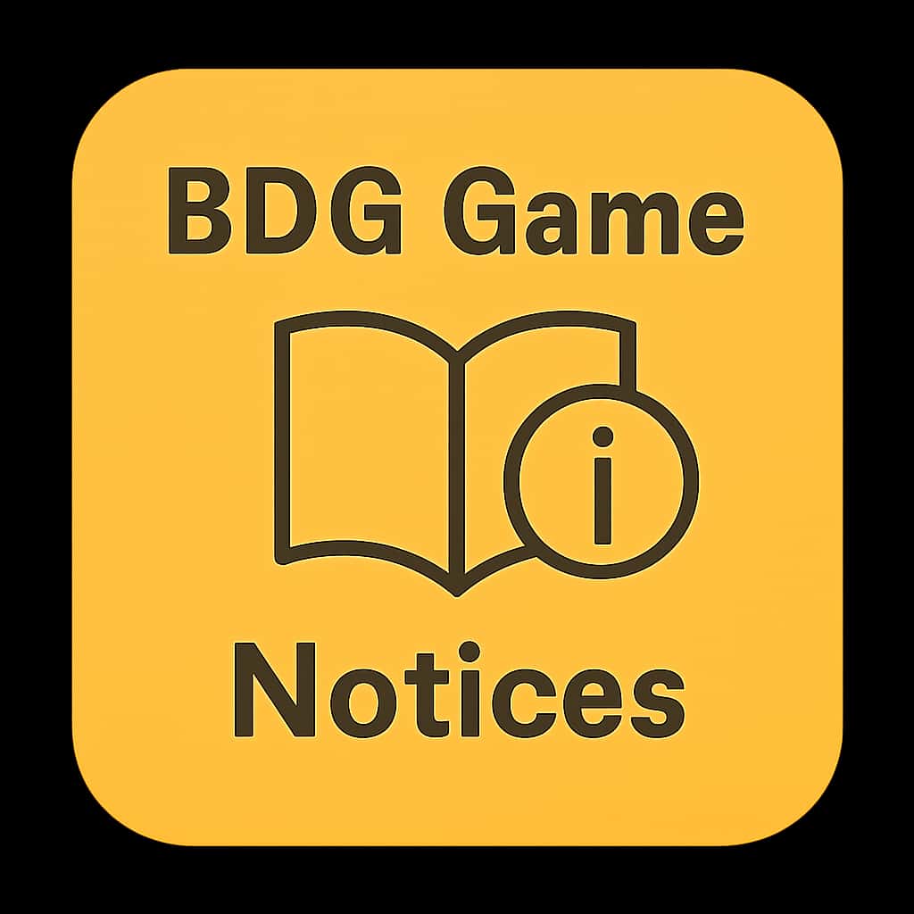 Icon representing BDG Game Notices